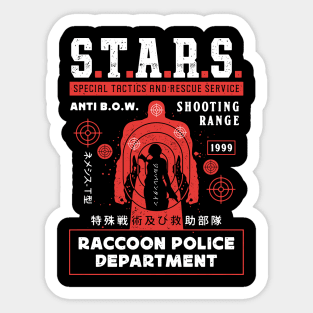 Raccoon City Shooting Range Sticker